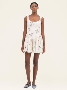 Agua By Auga Bendita Pluma Lymanopoda Mini Dress